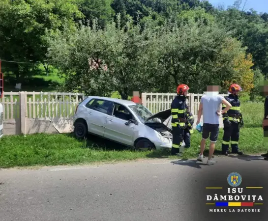Accident rutier produs pe DN 72A Târgoviște-Voinești Accident rutier produs pe DN 72A Târgoviște-Voinești, polițiștii din cadrul Serviciului Rutier au fost sesizați cu privire la producerea unui accident rutier soldat cu victime.