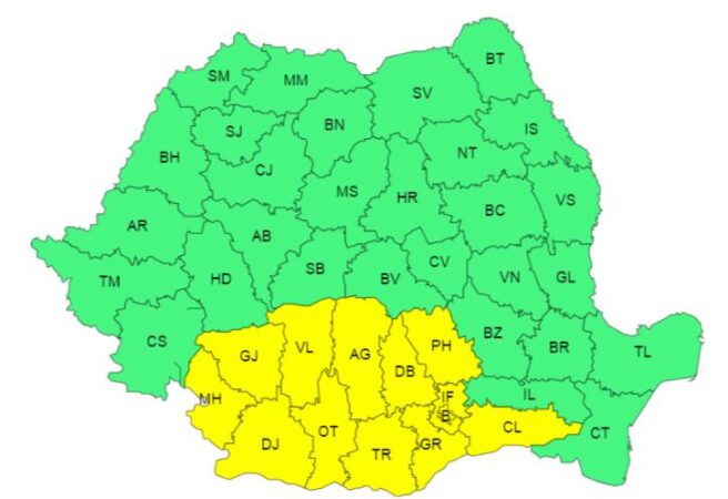 Canicula se întoarce, tot județul Dâmbovița este sub COD GALBEN de CANICULĂ Canicula se întoarce, tot județul Dâmbovița este sub COD GALBEN de CANICULĂ , ATENȚIONARE METEOROLOGICĂ