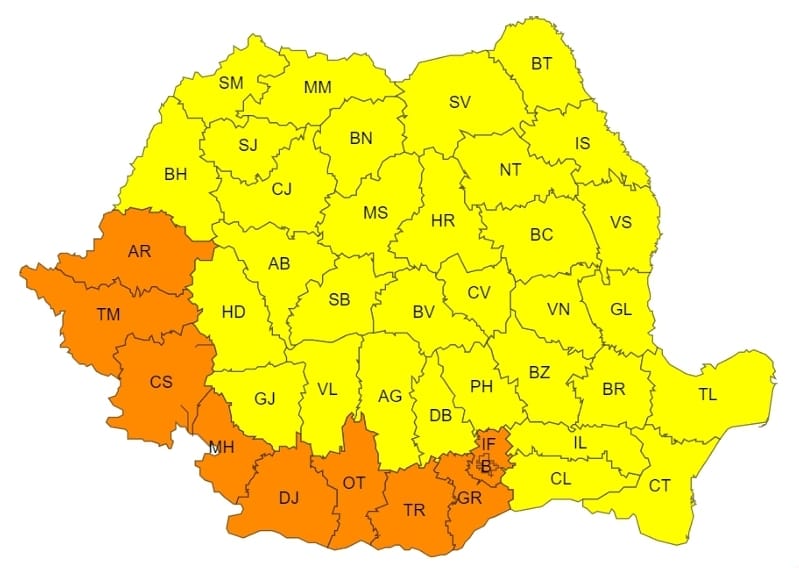 Județul Dâmbovița este sub COD GALBEN de CANICULĂ, recomandări generale pentru populaţie pentru a evita eventualele probleme: