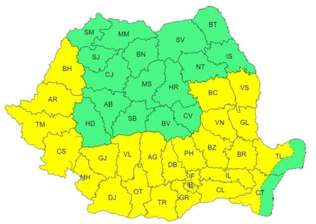 Tot județul Dâmbovița este sub COD GALBEN de CANICULĂ, urmează zile tropicale, ANM a emis o avertizare meteo variabilă pentru ziua de 8 iulie.