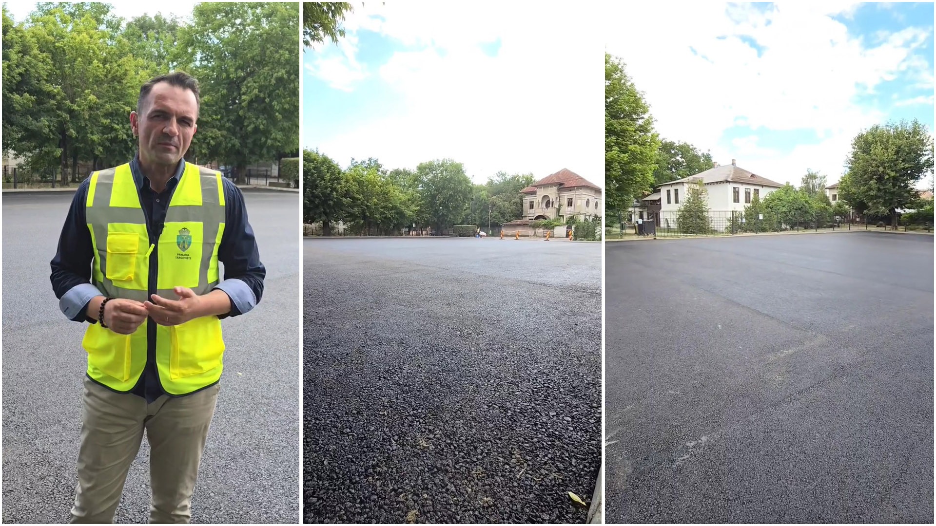 Primăria Târgoviște: Parcarea de pe strada "Poet Grigore Alexandrescu" a fost reabilitată și va rămâne parcare publică