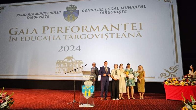 Gala Performanței în Educația Târgovișteană, un eveniment cu tradiție care sărbătorește excelența în educație și sport Gala Performanței în Educația Târgovișteană, un eveniment cu tradiție care sărbătorește excelența în educație și sport