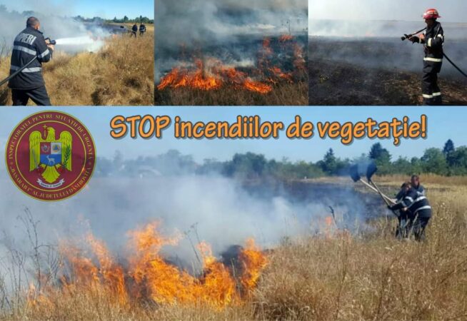 SEMNAL DE ALARMĂ din partea ISU Dâmbovița: PERICOL MARE de incendii de vegetație în plină CANICULĂ SEMNAL DE ALARMĂ din partea ISU Dâmbovița: PERICOL MARE de incendii de vegetație în plină CANICULĂ, cetățenii trebuie să fie responsabili.