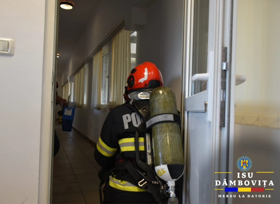 Inspectoratul pentru Situaţii de Urgenţă „Basarab I” al judeţului Dâmbovița a organizat și desfăşurat astăzi, 30 iulie, un exerciţiu