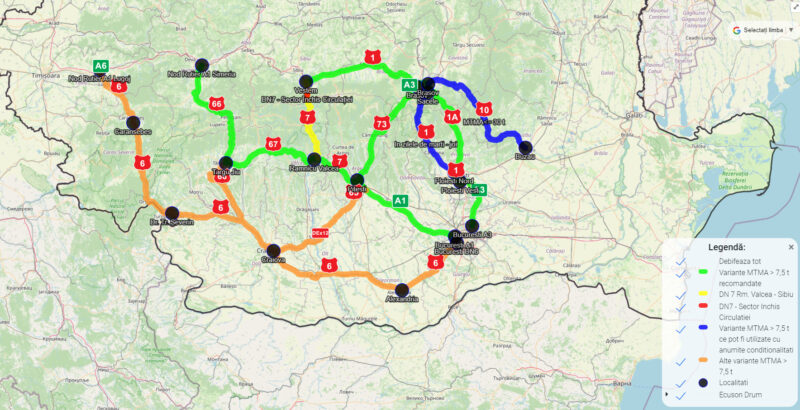 Poliția Dâmbovița anunță RUTELE ALTERNATIVE PENTRU VALEA OLTULUI (DN 7 PITEȘTI-SIBIU) Poliția Dâmbovița anunță, în perioada 8 iulie – 9 august a.c., pe DN 7 Pitești-Sibiu, pe tronsonul kilometric 242+600 metri – 250