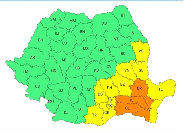AVERTIZARE METEOROLOGICĂ COD GALBEN de CANICULĂ în tot județul Dâmbovița AVERTIZARE METEOROLOGICĂ COD GALBEN de CANICULĂ în tot județul Dâmbovița