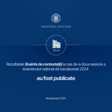 REZULTATE BACALAUREAT-SESIUNEA DE TOAMNĂ: Contestații se depun în format fizic sau online în intervalul orar 12:00 – 18:00 REZULTATE BACALAUREAT-SESIUNEA DE TOAMNĂ: Contestații se depun astăzi, în format fizic sau online în intervalul orar 12:00 - 18:00.
