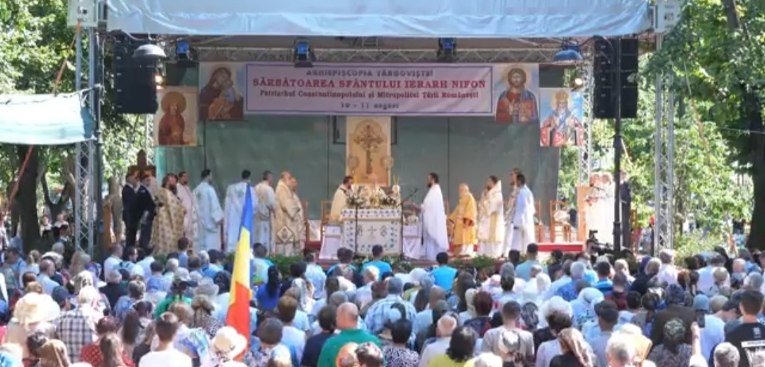 Astăzi, la Târgoviște, are loc o sărbătoare deosebită în cinstea Sfântului Ierarh Nifon, Patriarhul Constantinopolului și Mitropolitul Țării Românești