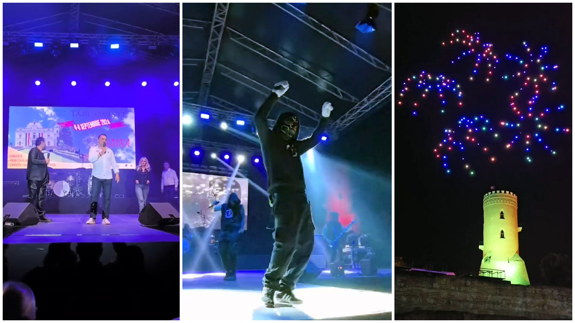 Spectacolul inedit de încheiere a Zilelor Cetății din Târgoviște a fost un eveniment impresionant care a captivat publicul prezent.