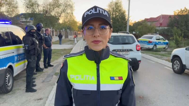 DESCINDERI DE AMPLOARE în satul Bălteni, comuna Conțești, județul Dâmbovița. Sub coordonarea Poliției Române, o acțiune de tip "Razie"