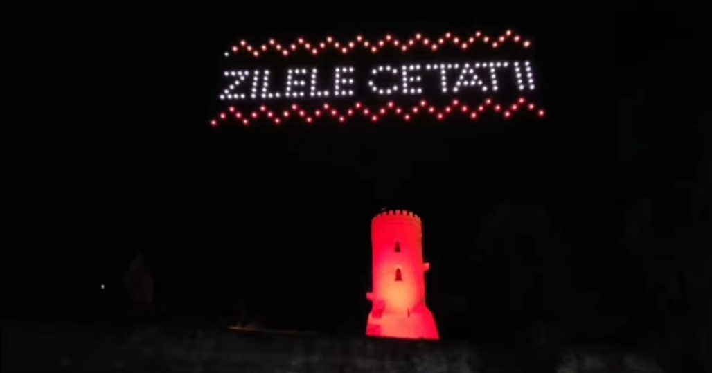 Spectacol inedit la Târgoviște pentru încheierea Zilelor Cetății: Drone și focuri de artificii la ora 22:30,