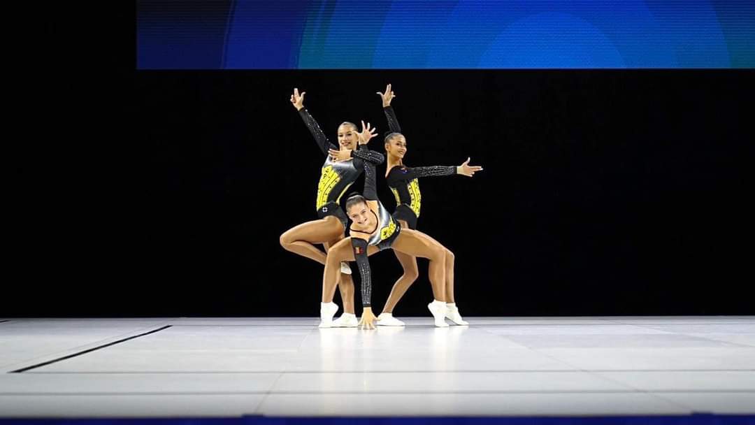 România a strălucit la prima ediție a Campionatelor Mondiale pentru juniori la gimnastică aerobică, obținând trei medalii!