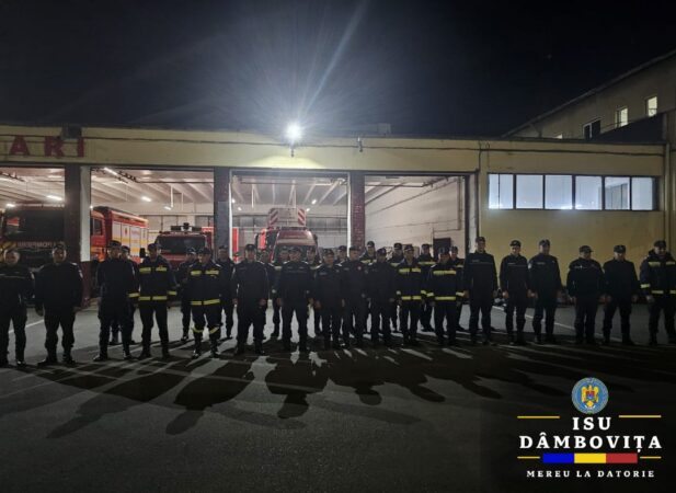 ISU Dâmbovița a trimis un nou contingent de pompieri în sprijinul județului Galați, afectat de inundații. VIDEO ISU Dâmbovița a trimis un nou contingent de pompieri în sprijinul județului Galați, afectat de inundații.