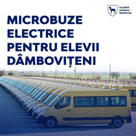 CJ Dâmbovița achiziționează 17 microbuze moderne și ecologice pentru transportul elevilor cu finanțare prin AFM CJ Dâmbovița achiziționează 17 microbuze moderne și ecologice pentru transportul elevilor cu finanțare prin AFM, deja a fost lansată licitația.