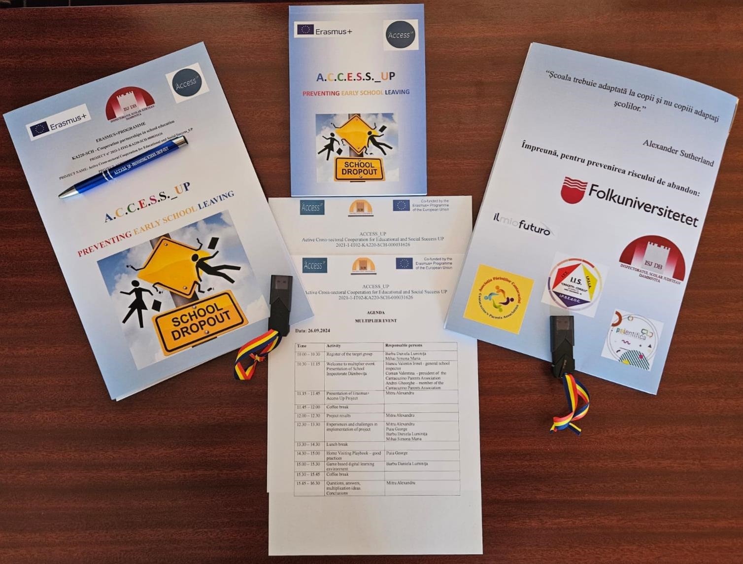 În data de 26 septembrie 2024 Inspectoratul Școlar Județean Dâmbovița a organizat în cadrul proiectului Erasmus + „Cooperare intersectorială activă