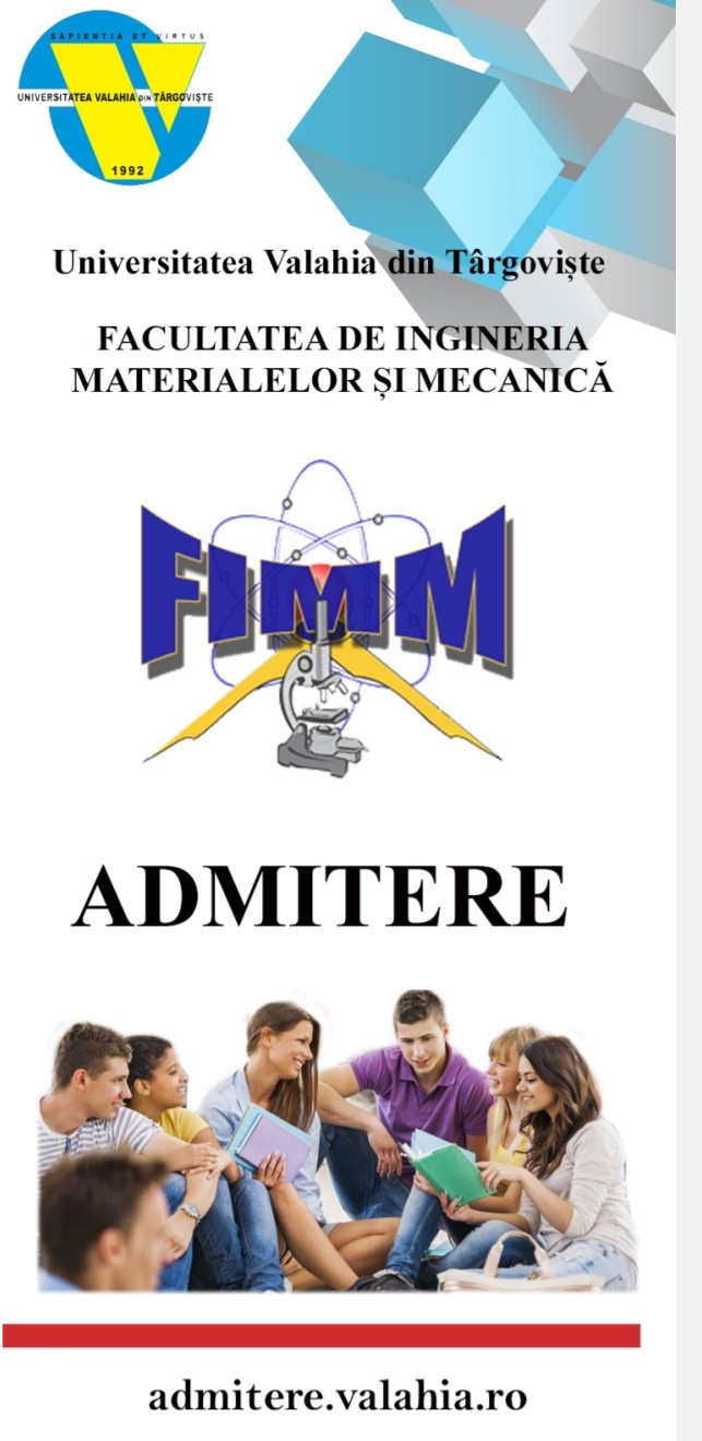 S-a dat startul astăzi la o nouă sesiune de admitere la toate facultățile din cadrul Universității "Valahia"
