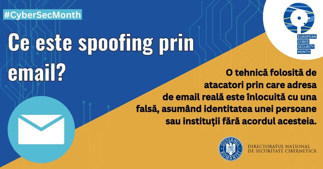 Fraudele prin email este o tehnică folosită de atacatorii din mediul online, prin care aceștia reușesc să falsifice adresa de email de pe care s-a t