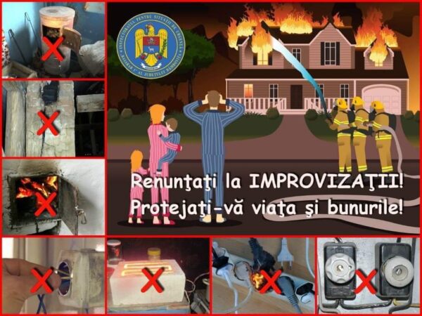ISU Dâmbovița: Măsuri de prevenire a incendiilor în sezonul rece la gospodăriile populației ISU Dâmbovița face un apel la dâmbovițeni.