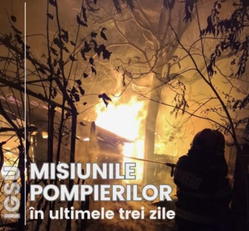 Pompierii din toată țara  au acționat la "foc continuu" în weekend, în zilele de vineri, sâmbătă și duminică, pompierii au acționat