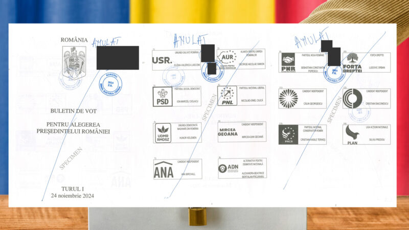 BEC: Macheta buletinului de vot pentru alegerile prezidențiale din 2024 Biroul Electoral Central pentru alegerea Președintelui României din anul 2024 (BEC) informează că, la data de 13 octombrie a.c., au fost stabilite machetele
