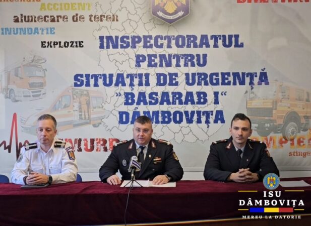 Prevenirea incendiilor în sezonul rece: Recomandările ISU Dâmbovița pentru siguranța comunității Prevenirea incendiilor în sezonul rece, Inspectoratul pentru Situații de Urgență „Basarab I” Dâmbovița a organizat astăzi o conferință