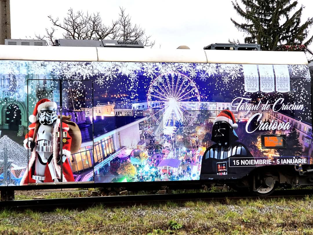 Softronic lansează o inițiativă unică: un tren deosebit care le va aduce vizitatorilor din București și Brașov magia sărbătorilor direct în inima Craiovei.