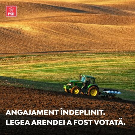 Legea arendei a fost adoptată.Astăzi, în Parlamentul României, a fost adoptată Legea Arendei, un proiect legislativ deosebit d