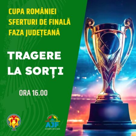 Meciurile din sferturile de finală ale Cupei României – faza județeană, ediția 2024-2025 Meciurile din sferturile de finală ale Cupei României – faza județeană, ediția 2024-2025