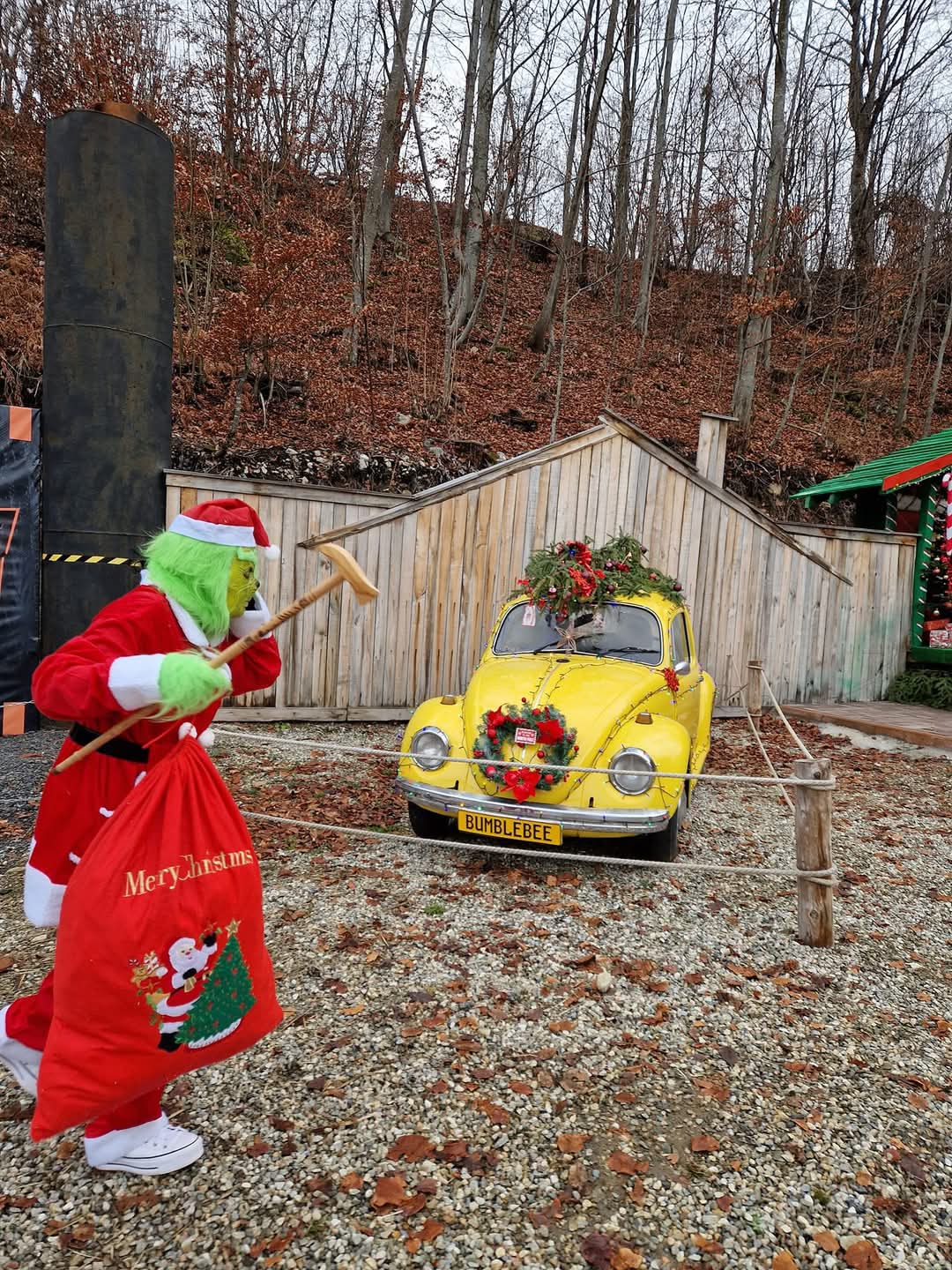 Moș Crăciun și Dinozaurii: Magia sărbătorilor la Dexiworld Park Malaia în județul Vâlcea.