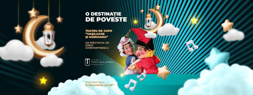 Pe 15 decembrie, un spectacol de poveste pentru cei mici la Dâmbovița Mall.