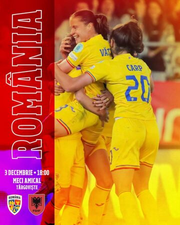 HAI LA MECI! Naționala feminină de fotbal, pregătiri intense pe stadionul „Eugen Popescu” din Târgoviște pentru ultimul meci al anului. VIDEO