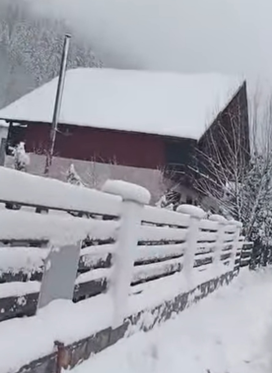 27 decembrie 2024, peisaje de vis în Moeciu de Sus, scena unui peisaj de vis care a captivat vizitatorii și localnicii deopotrivă.