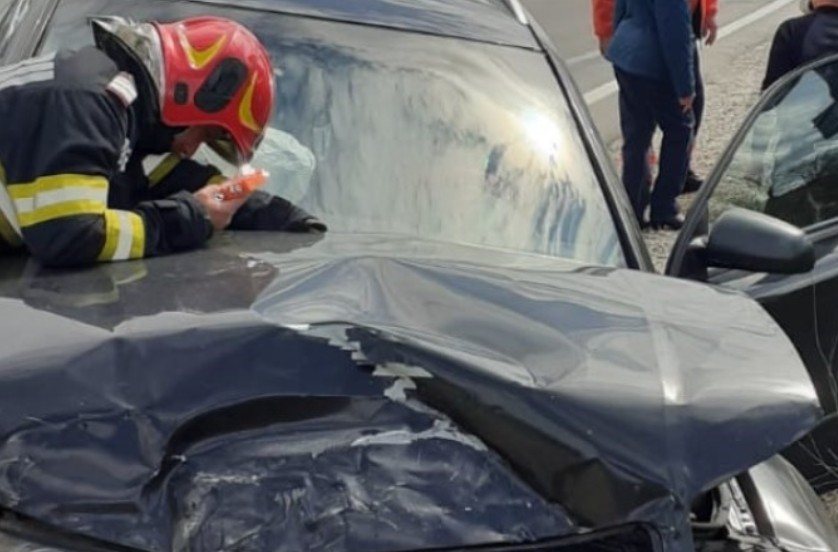 Accident pe DJ 711 în comuna Bilciurești, în după-amiaza zilei de 1 ianuarie 2025.