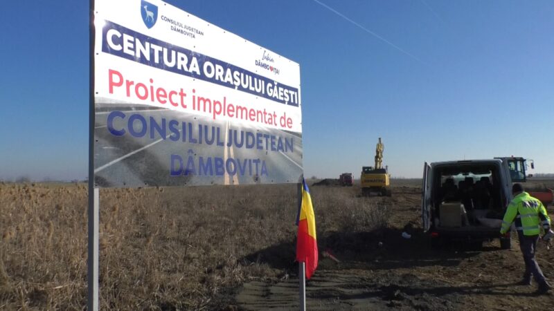 CJ Dâmbovița a dat startul lucrărilor la Centura orașului Găești, un proiect de infrastructură esențial pentru Dâmbovița. VIDEO CJ Dâmbovița a demarat lucrările la Centura orașului Găești, un proiect de amploare care marchează debutul primei centuri ocolitoare construite