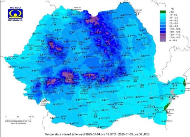 GERUL A CUPRINS ROMÂNIA: 5 IANUARIE, CEA MAI RECE DIMINEAȚĂ A IERNII DIN 2025 GERUL A CUPRINS ROMÂNIA: 5 IANUARIE, CEA MAI RECE DIMINEAȚĂ A IERNII DIN 2025.