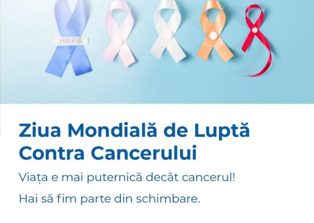Astăzi, 4 februarie, marcăm Ziua Mondială de Luptă Împotriva Cancerului, un moment dedicat conștientizării importanței prevenției și depistării precoce în combaterea cancerului.