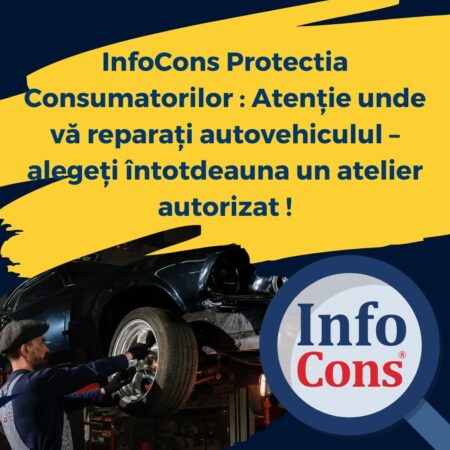 InfoCons: Improvizațiile în service-uri auto pot pune în pericol siguranța în trafic InfoCons ne informează că utilizarea unor componente omologate poate părea o garanție pentru o lucrare de calitate, montarea acestora într-un atelier clandestin nu asigură automat siguranța vehiculului.