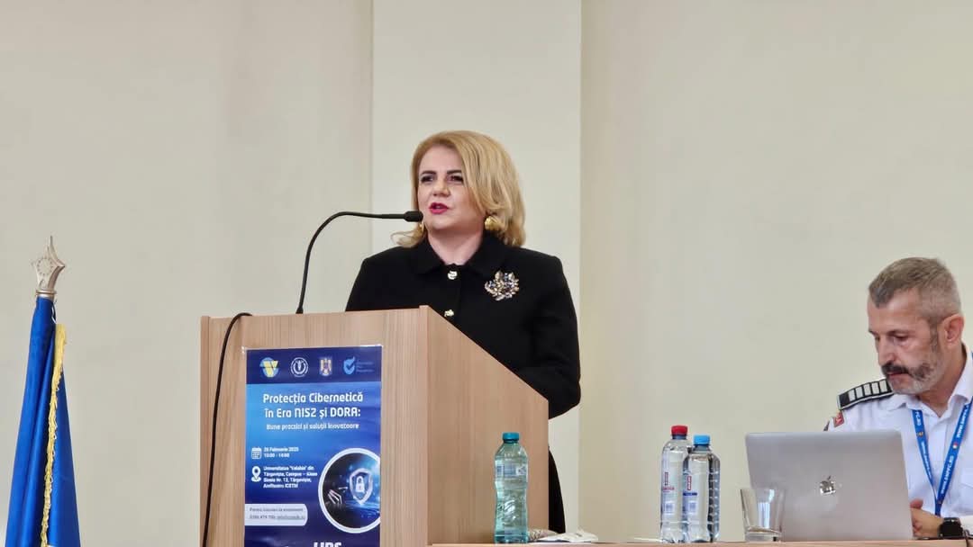 Universitatea „Valahia” din Târgoviște a găzduit și a fost partener principal al primei ediții a workshop-ului cu tema „Protecția Cibernetică în Era NIS2 și DORA”