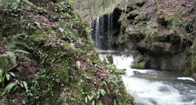 Peisaj de vis, la început de primăvară, Cascada Solocovăț din Parcul Natural Semenic - Cheile Carașului se transformă într-un adevărat colț de rai. Cu apele sale limpezi care se rostogolesc în cascade, înconjurate de păduri verzi și aer curat,