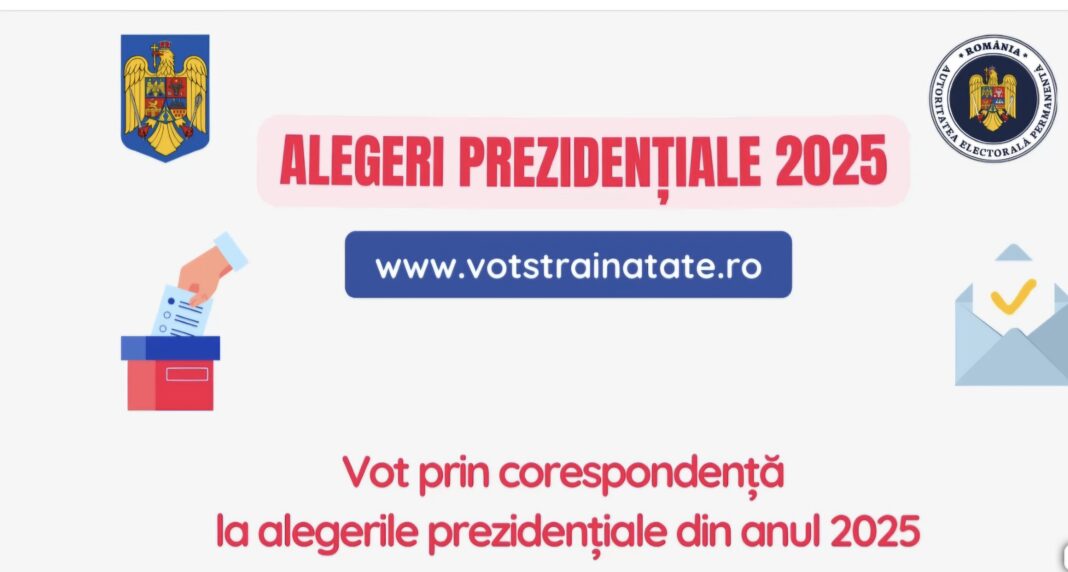 AEP a anunțat că până la data de 10 martie 2025, ora 11:00, au fost înregistrate 4268 cereri pentru votul prin corespondență 