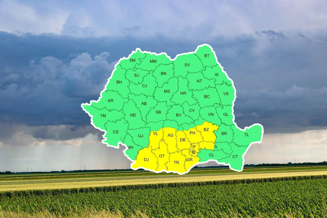 Astăzi, până la ora 20:00, județul Dâmbovița se află sub avertizare de COD GALBEN din cauza intensificărilor vântului
