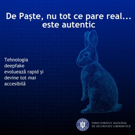 Avertisment DNSC: Atenție deepfake-ul bate la ușă Avertisment DNSC, în contextul evoluției accelerate a tehnologiei și al răspândirii tot mai frecvente a conținutului digital falsificat, Directoratul Național de Securitate Cibernetică (DNSC)