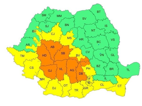 ULTIMA ORĂ: COD PORTOCALIU de ploi torențiale în județul Dâmbovița, averse puternice și riscuri de inundații în această după-amiază ULTIMA ORĂ: COD PORTOCALIU de ploi torențiale în județul Dâmbovița, averse puternice și riscuri de inundații în această după-amiază
