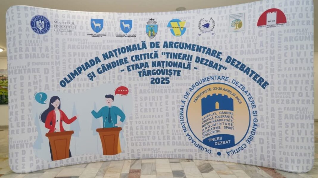 Târgoviște găzduiește Olimpiada Națională „Tinerii Dezbat”, cu sprijinul Consiliului Județean Dâmbovița