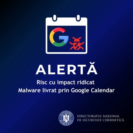 ALERTĂ CIBERNETICĂ: ATAC PRIN GOOGLE CALENDAR