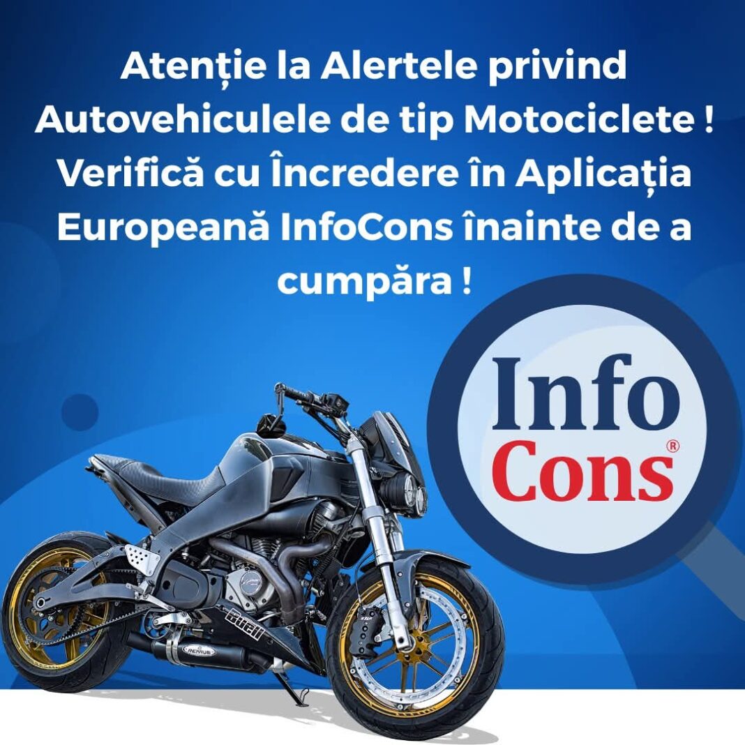 Atenție consumatori! Verificați alertele europene pentru motociclete înainte de cumpărare
