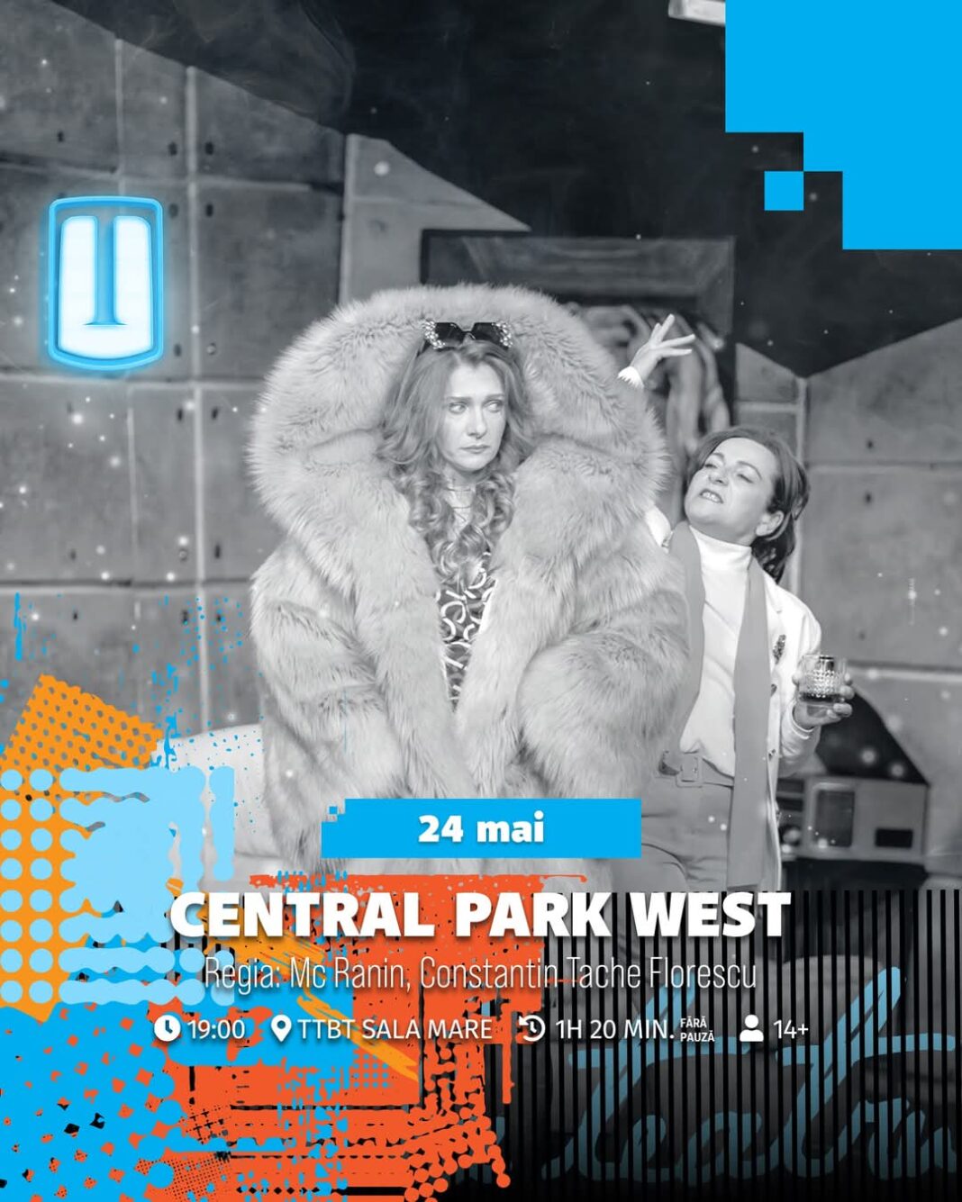Comedie de top la Târgoviște: „Central Park West” pe scena Teatrului Tony Bulandra