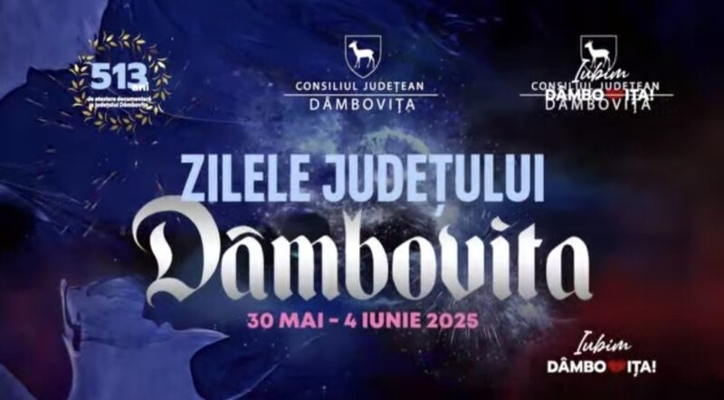 Dâmbovița se pregătește de sărbătoare: Începe a IV-a ediție a „Zilelor Județului Dâmbovița”!