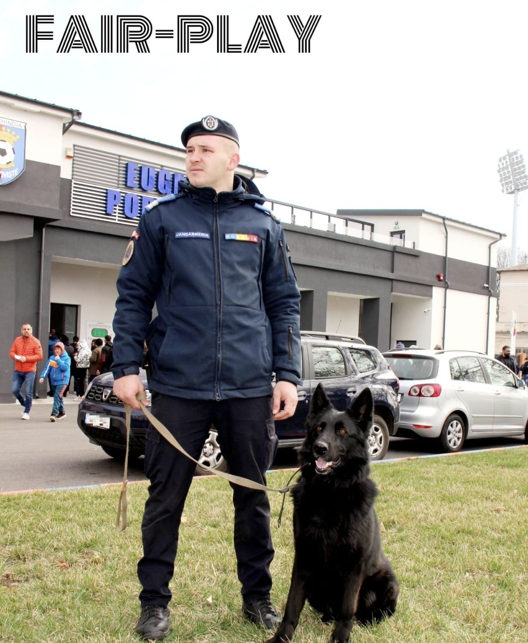 Jandarmii dâmbovițeni, în misiune la competițiile sportive 
