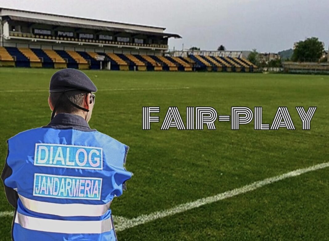 Jandarmii dâmbovițeni asigură măsuri sporite de ordine la meciurile din Liga a 3-a 
